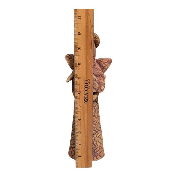 Vintage 1994 Kampa clay angel figurine collectible handmade artistic knick-knack - Picture 3 of 10